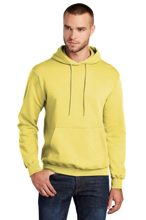 Port & Co ™  Core Fleece Pullover Hooded Sweatshirt. PC78H - [Yellow]