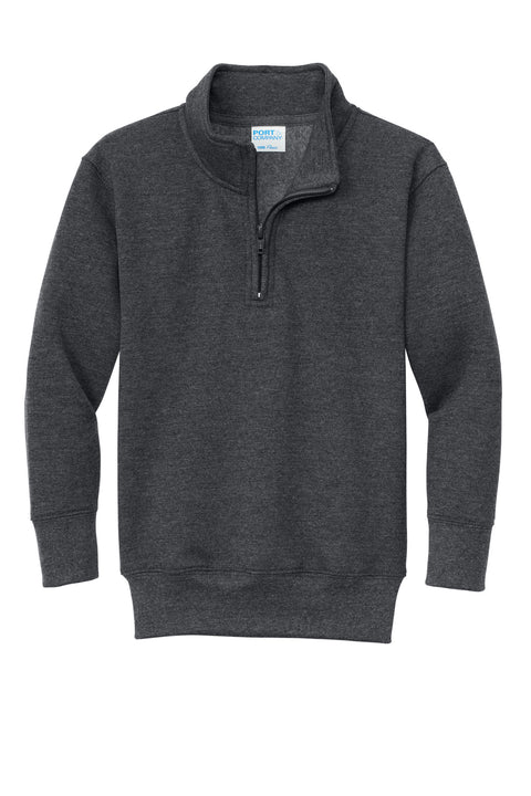 Port & Co™ Youth Core Fleece 1/4-Zip Pullover Sweatshirt PC78YQ