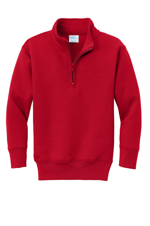 Port & Co™ Youth Core Fleece 1/4-Zip Pullover Sweatshirt PC78YQ