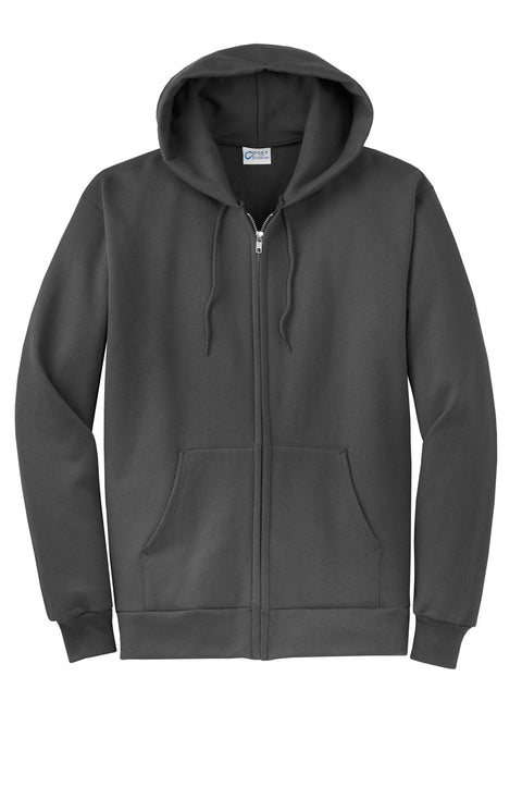 Port & Co™ Core Fleece Full-Zip Hooded Sweatshirt. PC78ZH