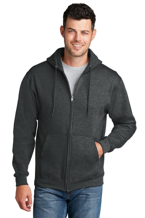 Port & Co ™  Core Fleece Full-Zip Hooded Sweatshirt. PC78ZH