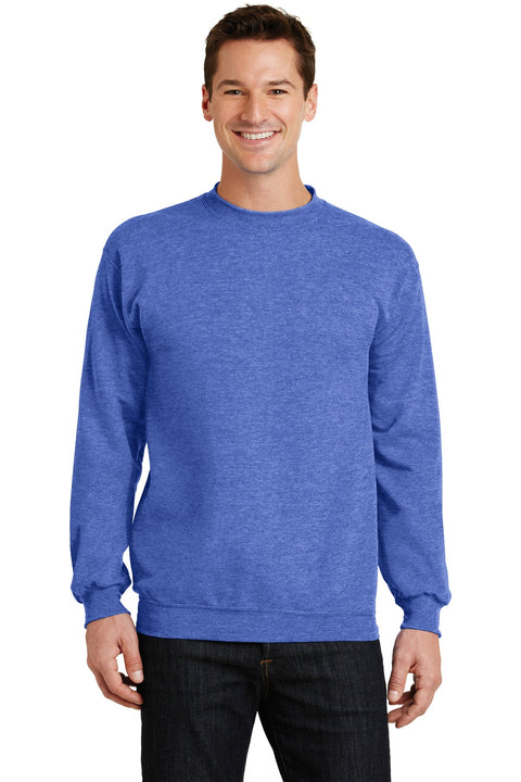 Port & Co ™  Core Fleece Crewneck Sweatshirt. PC78 - [Heather Royal]
