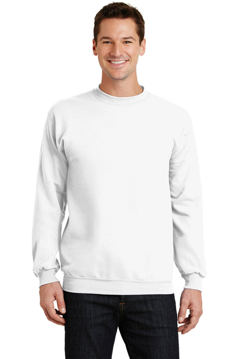 Port & Co ™  Core Fleece Crewneck Sweatshirt. PC78 - [White]