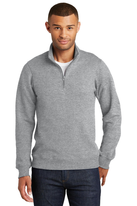Port & Co™ Fan Favorite Fleece 1/4-Zip Pullover Sweatshirt. PC850Q