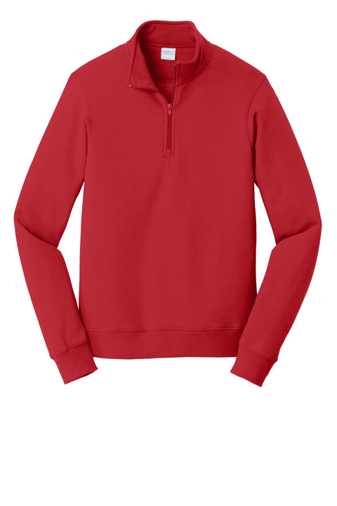 Port & Co™ Fan Favorite Fleece 1/4-Zip Pullover Sweatshirt. PC850Q