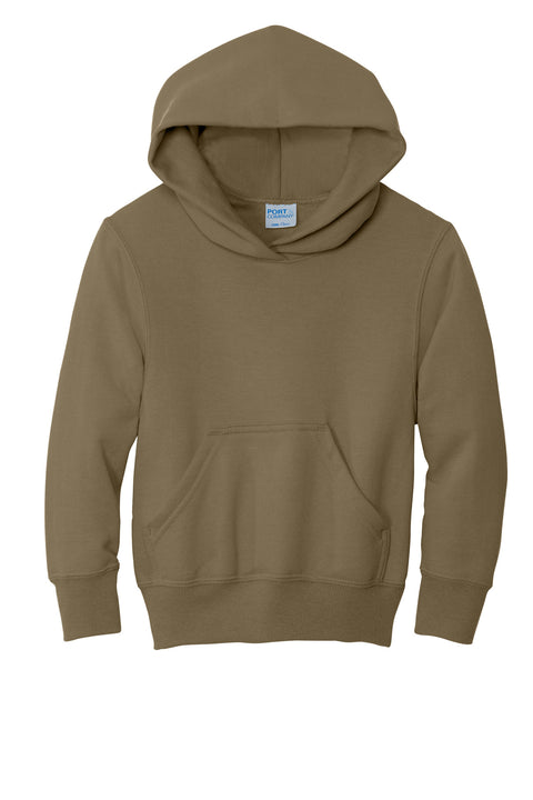 Port & Co™ Youth Core Fleece Pullover Hooded Sweatshirt.  PC90YH