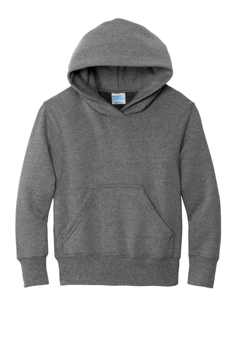 Port & Co™ Youth Core Fleece Pullover Hooded Sweatshirt.  PC90YH