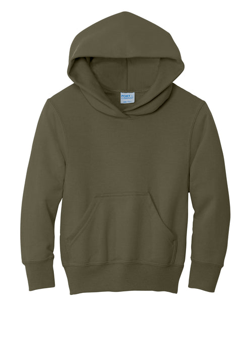 Port & Co™ Youth Core Fleece Pullover Hooded Sweatshirt.  PC90YH