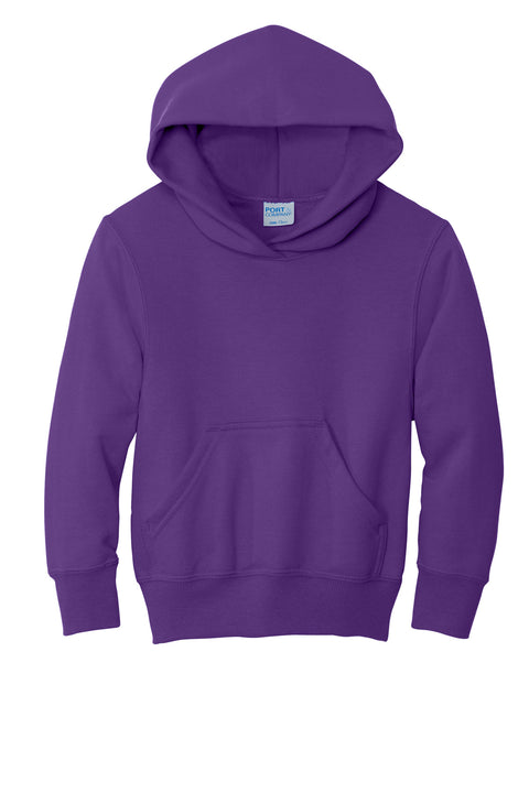 Port & Co™ Youth Core Fleece Pullover Hooded Sweatshirt.  PC90YH