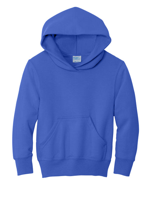 Port & Co™ Youth Core Fleece Pullover Hooded Sweatshirt.  PC90YH
