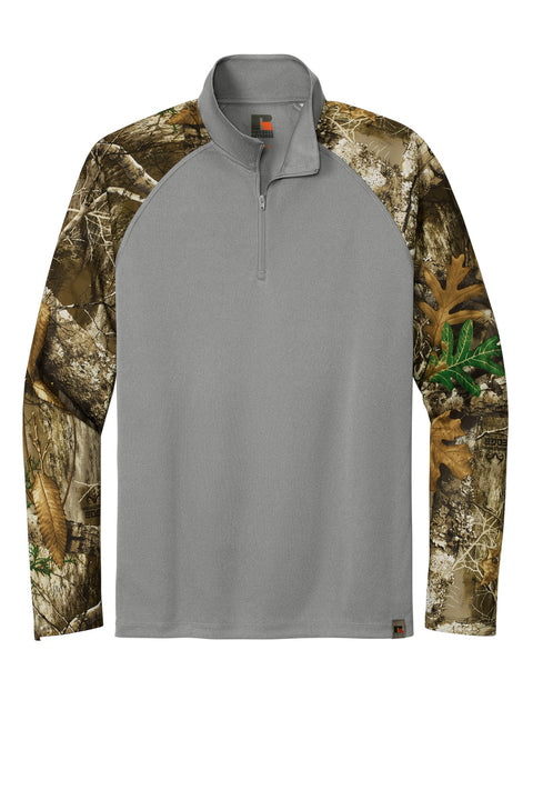 Russell Outdoors™ Realtree® Colorblock Performance 1/4-Zip RU152