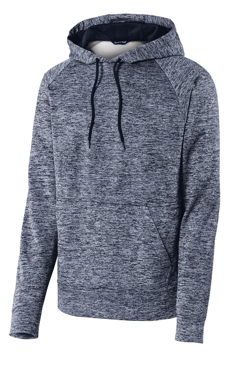 Sport-Tek® PosiCharge® Electric Heather Fleece Hooded Pullover. ST225