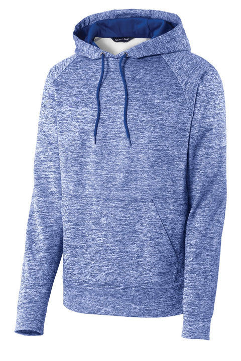 Sport-Tek® PosiCharge® Electric Heather Fleece Hooded Pullover. ST225