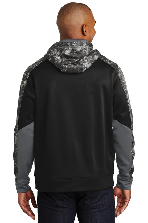 Sport-Tek® Sport-Wick® Mineral Freeze Fleece Colorblock Hooded Pullover. ST231