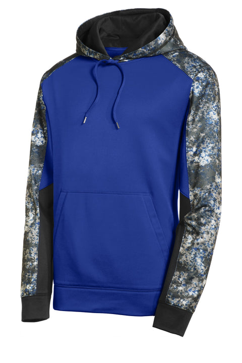 Sport-Tek® Sport-Wick® Mineral Freeze Fleece Colorblock Hooded Pullover. ST231
