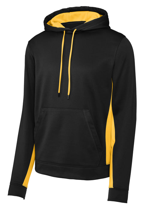 Sport-Tek® Sport-Wick® Fleece Colorblock Hooded Pullover. ST235
