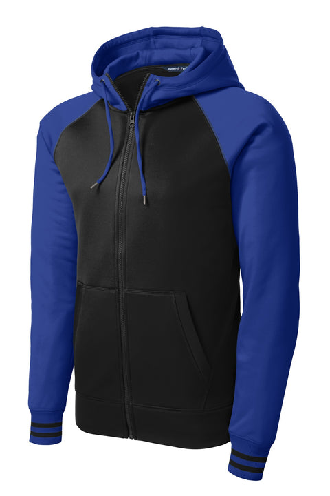 Sport-Tek® Sport-Wick® Varsity Fleece Full-Zip Hooded Jacket. ST236
