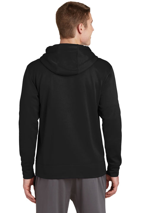 Sport-Tek® Sport-Wick® Fleece Full-Zip Hooded Jacket.  ST238