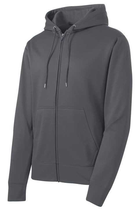 Sport-Tek® Sport-Wick® Fleece Full-Zip Hooded Jacket.  ST238