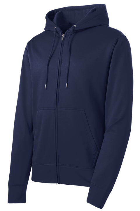 Sport-Tek® Sport-Wick® Fleece Full-Zip Hooded Jacket.  ST238