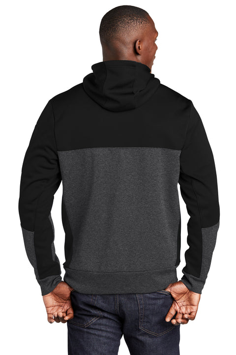 Sport-Tek® Tech Fleece Colorblock Full-Zip Hooded Jacket. ST245
