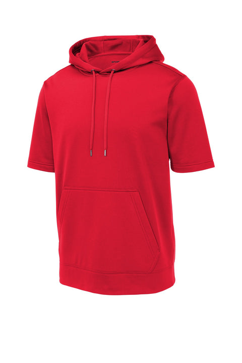 Sport-Tek ® Sport-Wick ® Fleece Short Sleeve Hooded Pullover. ST251