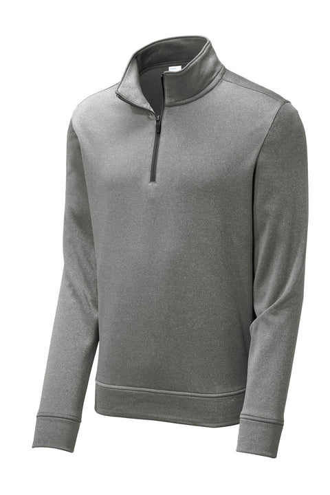 Sport-Tek ® PosiCharge ® Sport-Wick ® Heather Fleece 1/4-Zip Pullover. ST263