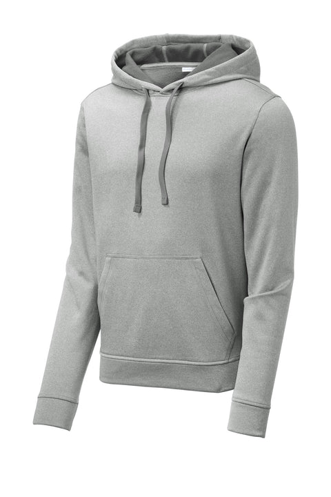 Sport-Tek ® PosiCharge ® Sport-Wick ® Heather Fleece Hooded Pullover. ST264