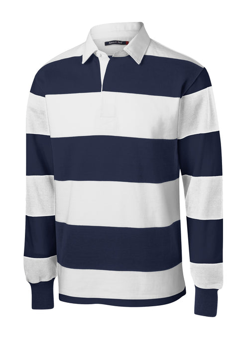 Sport-Tek® Classic Long Sleeve Rugby Polo. ST301