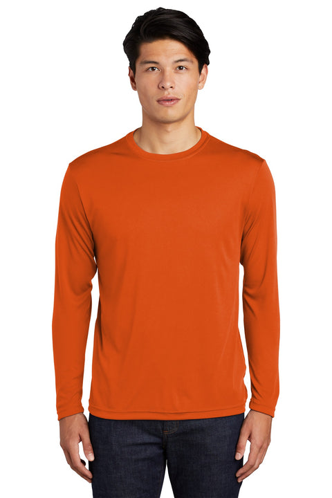 Sport-Tek ®  Long Sleeve PosiCharge ®  Competitor™ Tee. ST350LS - [Deep Orange]