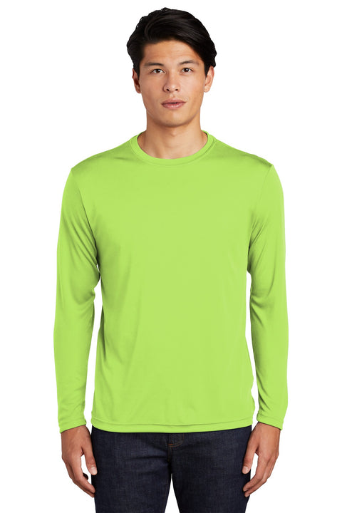 Sport-Tek ®  Long Sleeve PosiCharge ®  Competitor™ Tee. ST350LS - [Lime Shock]