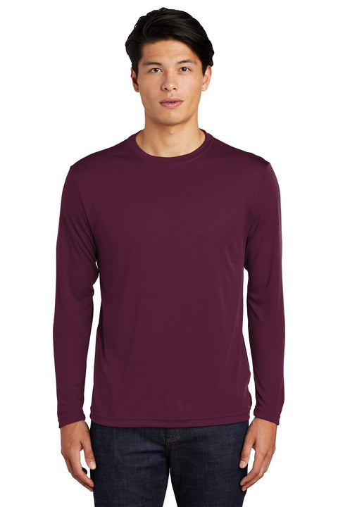 Sport-Tek ®  Long Sleeve PosiCharge ®  Competitor™ Tee. ST350LS - [Maroon]