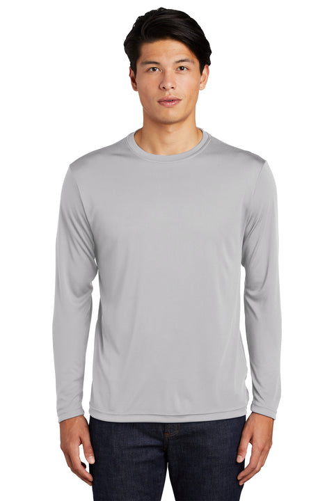 Sport-Tek ®  Long Sleeve PosiCharge ®  Competitor™ Tee. ST350LS - [Silver]