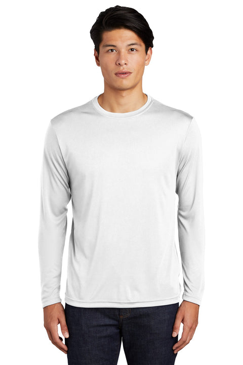 Sport-Tek ®  Long Sleeve PosiCharge ®  Competitor™ Tee. ST350LS - [White]