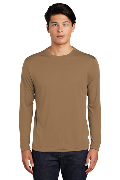 Sport-Tek ®  Long Sleeve PosiCharge ®  Competitor™ Tee. ST350LS - [Woodland Brown]