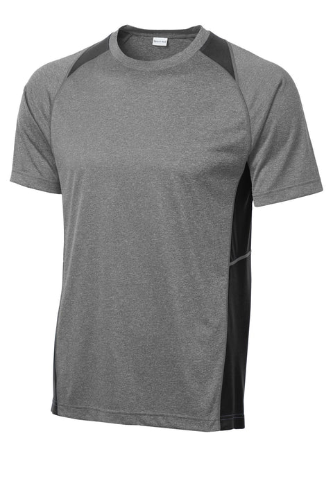 Sport-Tek® Heather Colorblock Contender™ Tee. ST361
