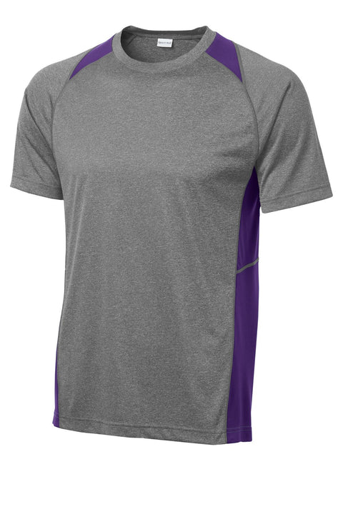 Sport-Tek® Heather Colorblock Contender™ Tee. ST361