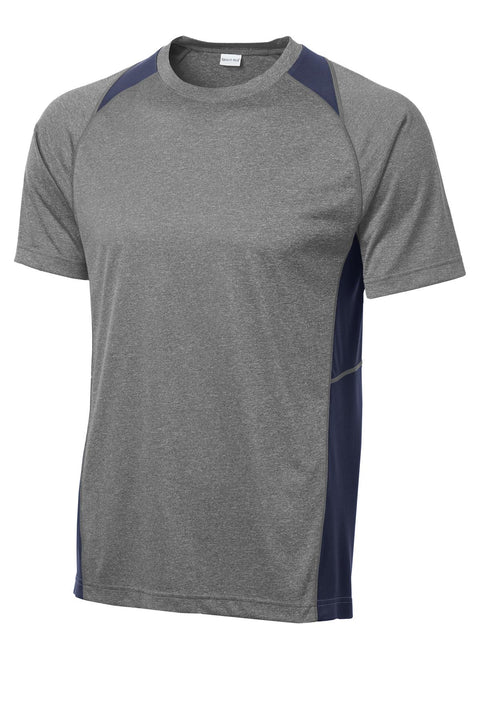Sport-Tek® Heather Colorblock Contender™ Tee. ST361