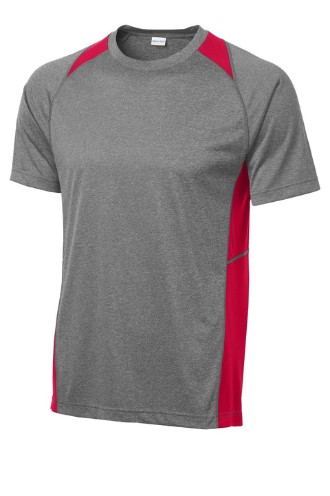 Sport-Tek® Heather Colorblock Contender™ Tee. ST361