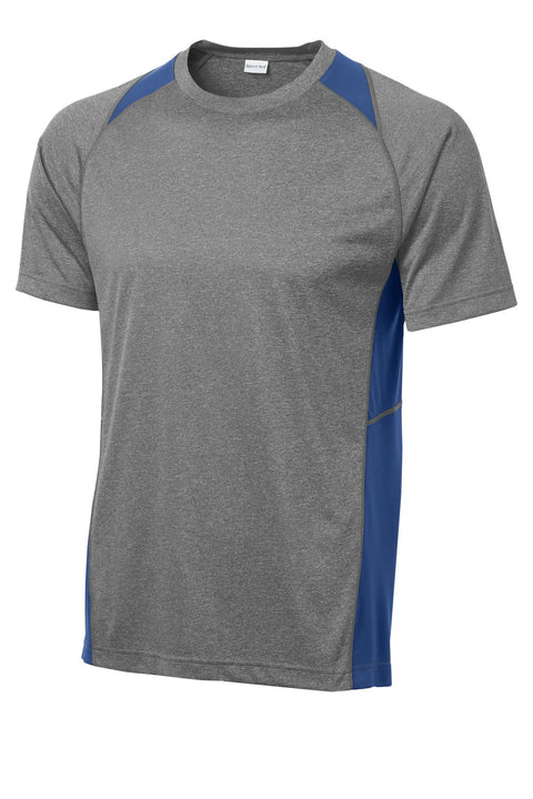 Sport-Tek® Heather Colorblock Contender™ Tee. ST361