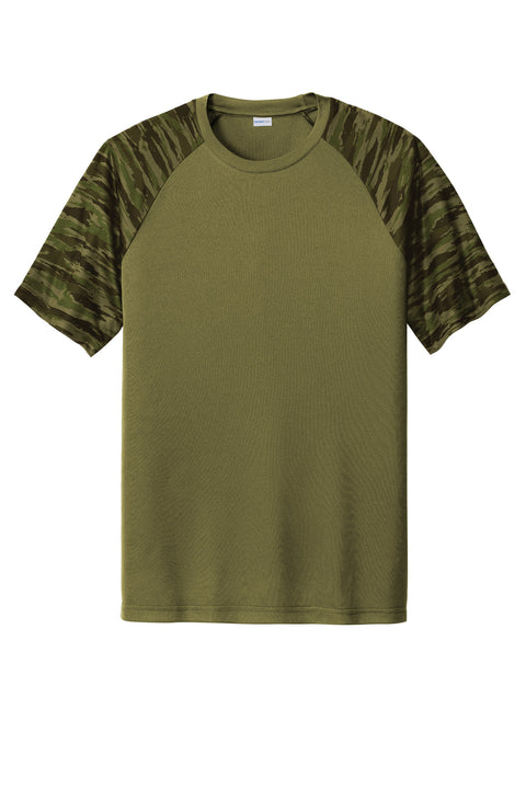Sport-Tek® Drift Camo Colorblock Tee ST376