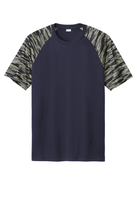 Sport-Tek® Drift Camo Colorblock Tee ST376