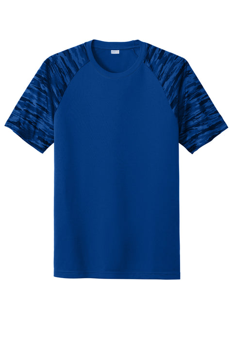 Sport-Tek® Drift Camo Colorblock Tee ST376