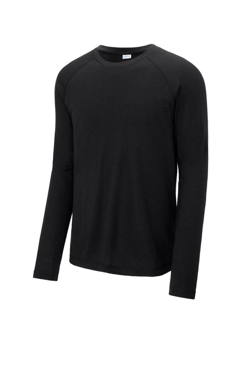 Sport-Tek ® PosiCharge ® Long Sleeve Tri-Blend Wicking Raglan Tee ST400LS