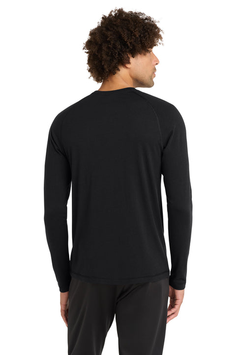 Sport-Tek ® PosiCharge ® Long Sleeve Tri-Blend Wicking Raglan Tee ST400LS