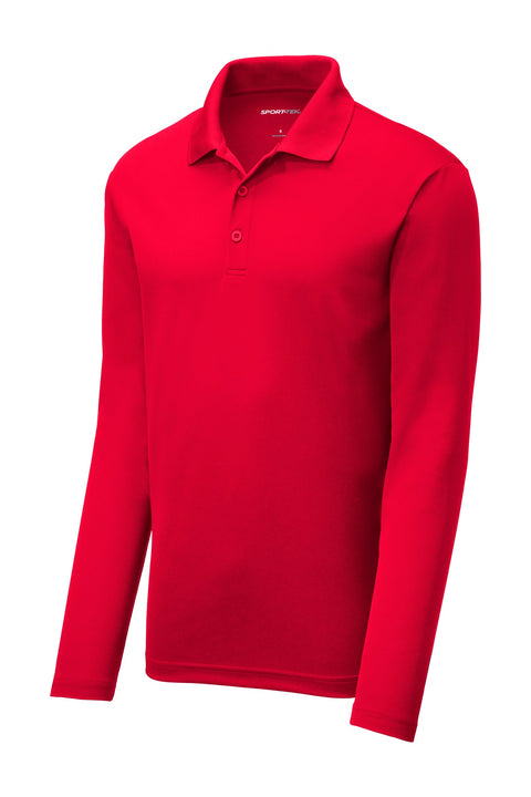 Sport-Tek ® PosiCharge ® RacerMesh ® Long Sleeve Polo. ST640LS