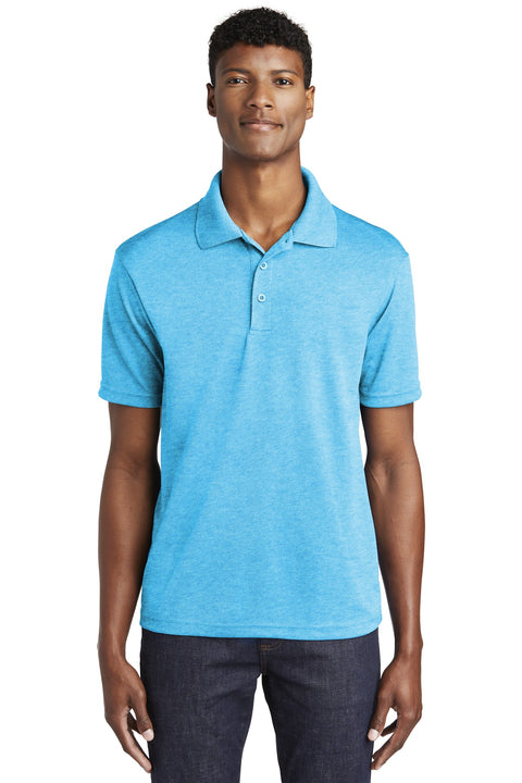 Sport-Tek ®  PosiCharge ®  RacerMesh ®  Polo. ST640 - [Pond Blue Heather]