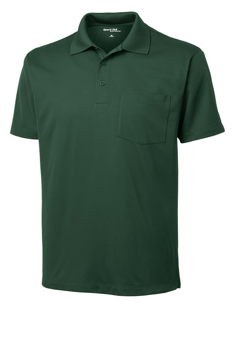 Sport-Tek® Micropique Sport-Wick® Pocket Polo. ST651