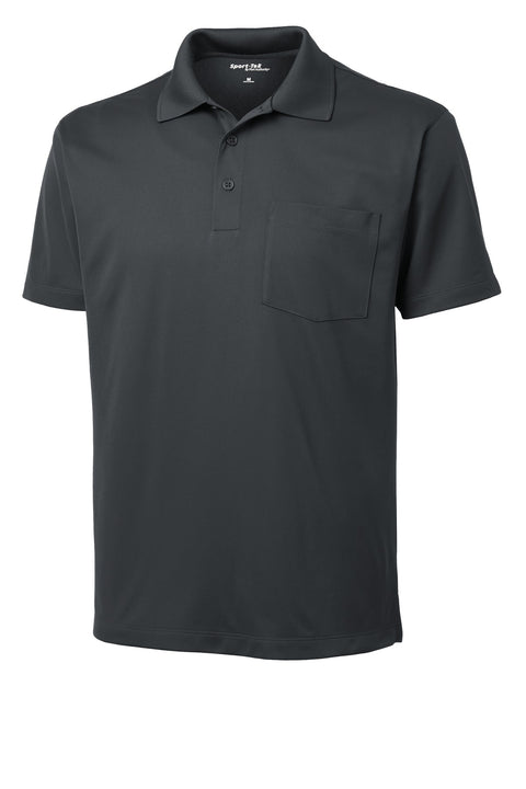 Sport-Tek® Micropique Sport-Wick® Pocket Polo. ST651