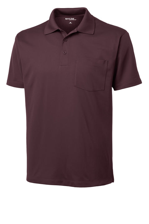 Sport-Tek® Micropique Sport-Wick® Pocket Polo. ST651